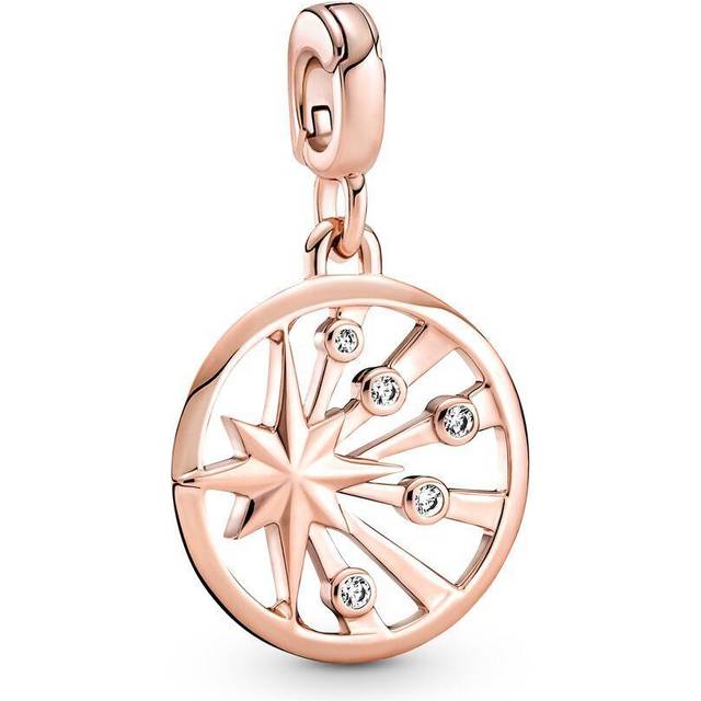 Pandora Me 14K Plated Cz Star Medallion Charm
