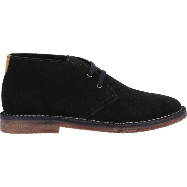 Mens hush puppies samuel desert chukka leather comfort ankle boots sizes 7 to 12