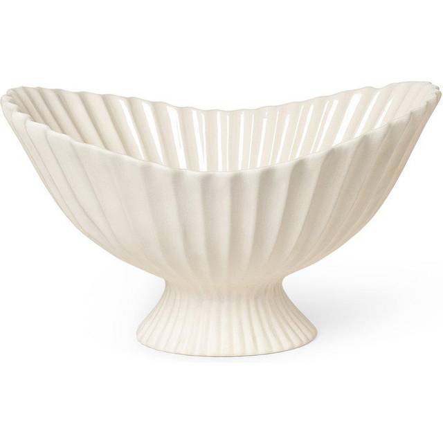 Ferm Living - Fountain Decorative Bowl L - off-white/BxHxT 37x33x25cm (25.0 x 37.0 x 33.0cm)