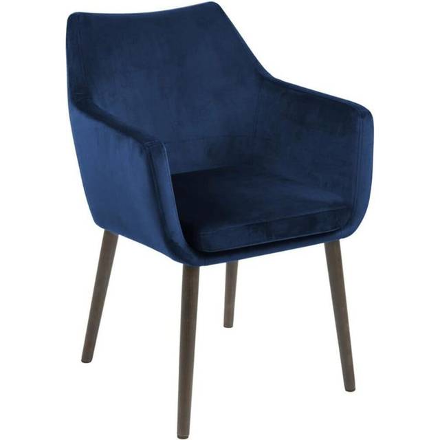 AC Design Furniture 60350 Armstol, Metall^Fuskläder, Grå, B: 58 x T:58 x H: 84 cm