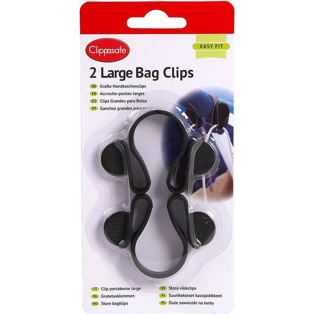 Clippasafe Large Pram & Stroller Bag Clips 2 pcs