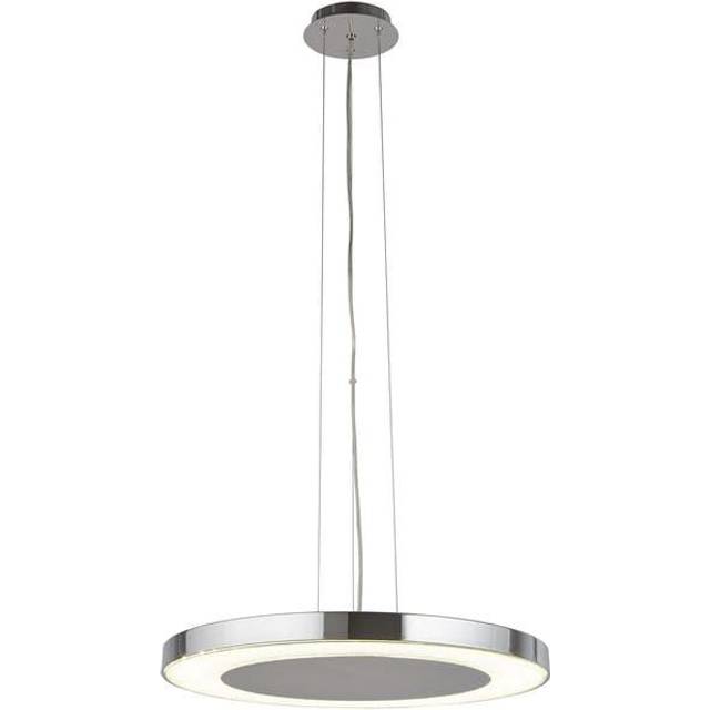 Searchlight 3090-50CC Lexi Led Disc Ceiling Pendant (50cm Dia) Chrome