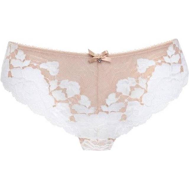 Fantasie Womens Marianna Brazilian Brief - Beige Cotton - Size X-Small