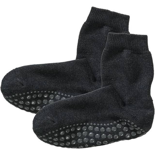 Falke Grey Cotton & Wool Slipper Socks - 23-26