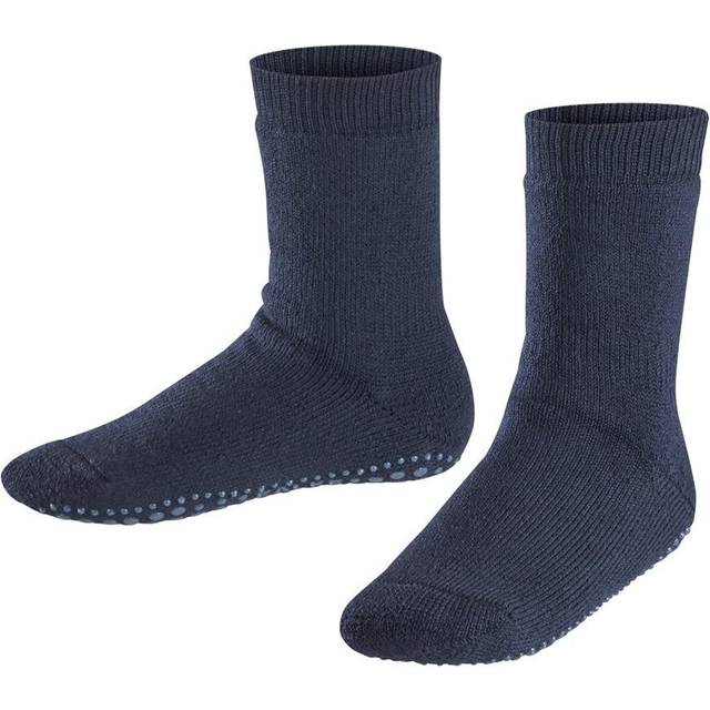 Falke Navy Blue Cotton & Wool Slipper Socks - 27-30