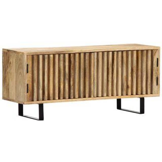 TV-bänk 90x30x40 cm massivt mangoträ