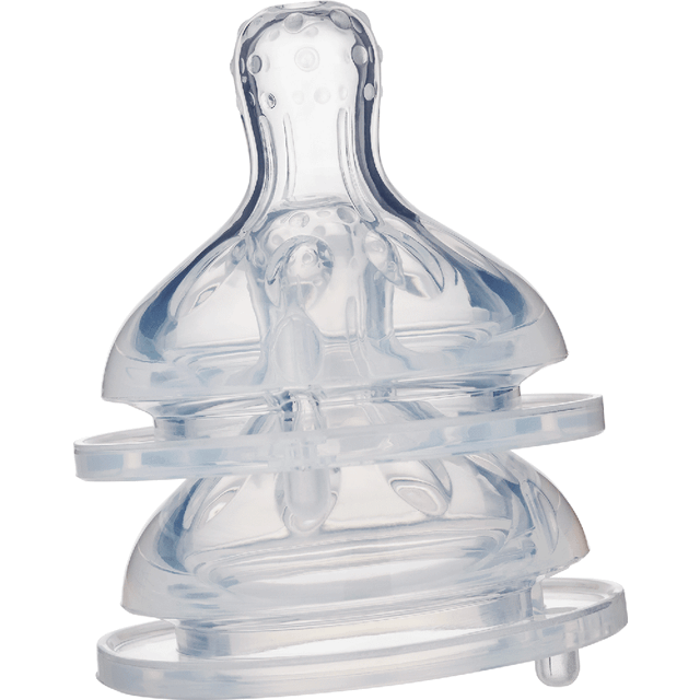 2B Baby Babblarna Flasknapp 0-3 månader Small 2-pack - Multi