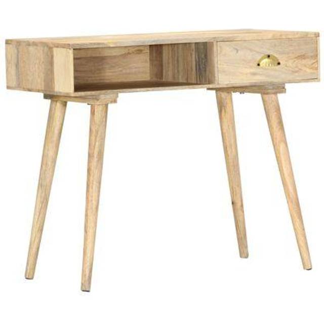 vidaXL Console Table 90x45x75 cm Solid Mango Wood - Brown