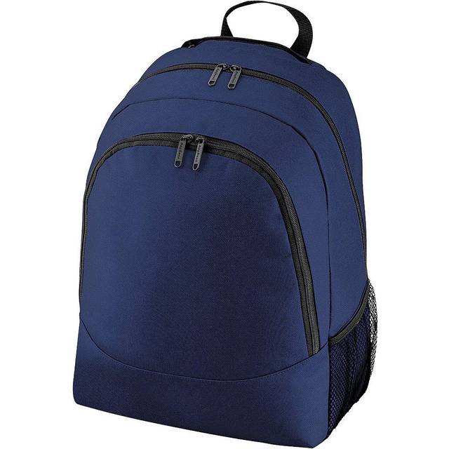 (One Size, French Navy) BagBase Plain Universal Backpack / Rucksack Bag (18 Litres)