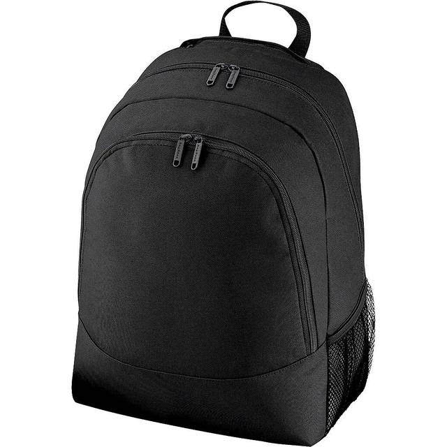 (One Size, Black) BagBase Plain Universal Backpack / Rucksack Bag (18 Litres)