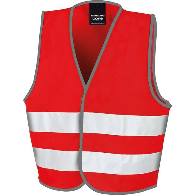 (10-12, Lime Green) Result Core Kids Unisex Hi-Vis Safety Vest