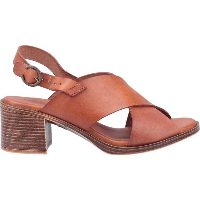 Hush Puppies Gabrielle Heeled Sandal för kvinnor, SOLBRÄNNA, 37 EU