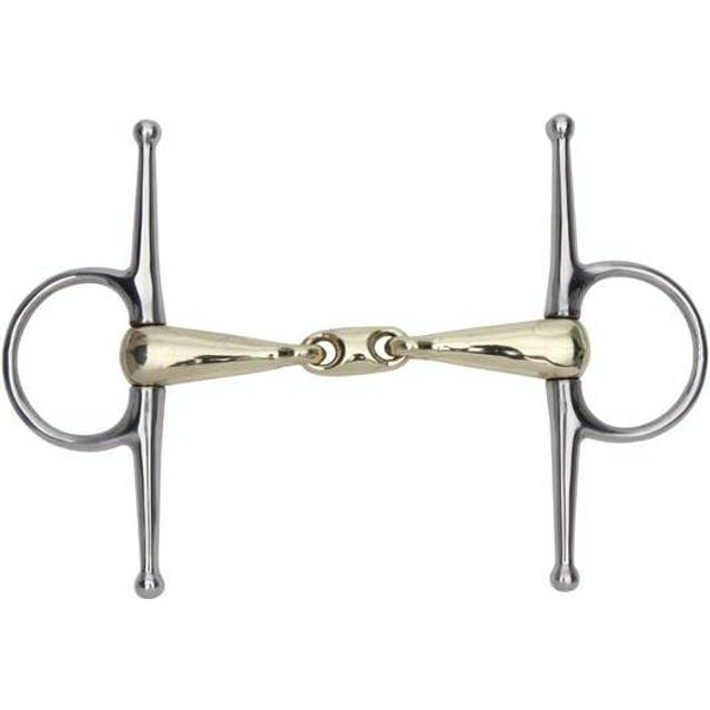 Alloy Snaffle With Lozenge Brass