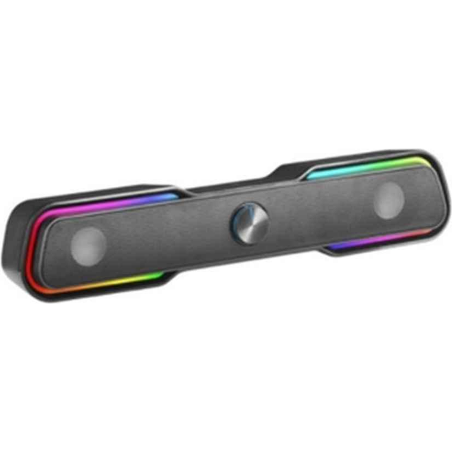 Mars Gaming MSBX svart, RGB soundbar, Bluethooth 5.0+Jack 3.5, DSP Sound 10 W