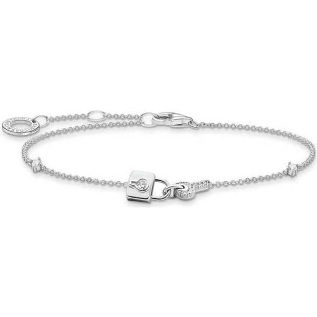Thomas Sabo Women Bracelet Lock 925 Sterling Silver A2040-051-14-L19V
