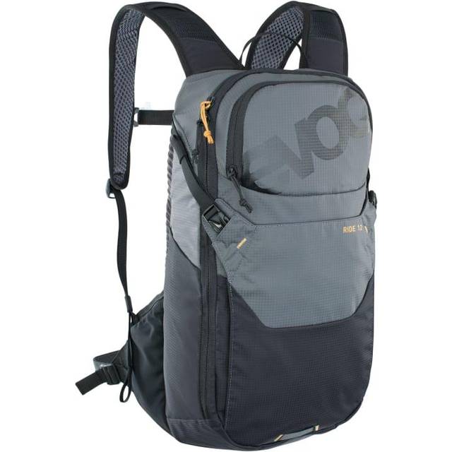 Evoc Ride Performance Backpack 12L + 2L Bladder - Carbon Grey/Black