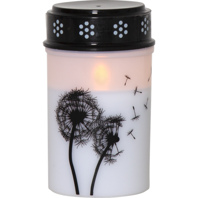 DANDELION LED-Gravljus 12cm Vit