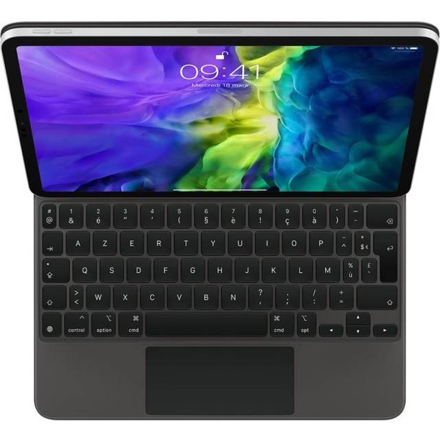 Apple Magic Keyboard till iPad Pro 11 tum (tredje generationen) och iPad Air (femte generationen) – norskt – svart ​​​​​​​