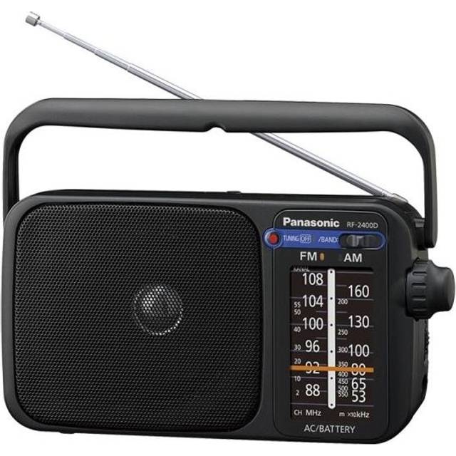 Väskradio Panasonic RF-2400DEG FM Svart