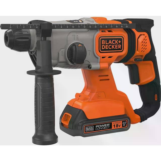 Black and Decker Black & Decker 18V SDS+ Hammer Drill 1 x 2.0Ah in Orange