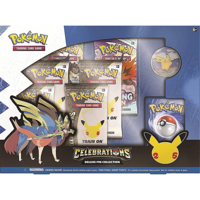 Pokemon Celebrations Deluxe Pin Collection - Zacian Lv.x