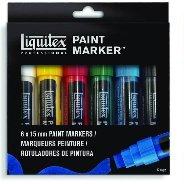 Liquitex - Fluorescent Markers Set - 6x15mm Wide