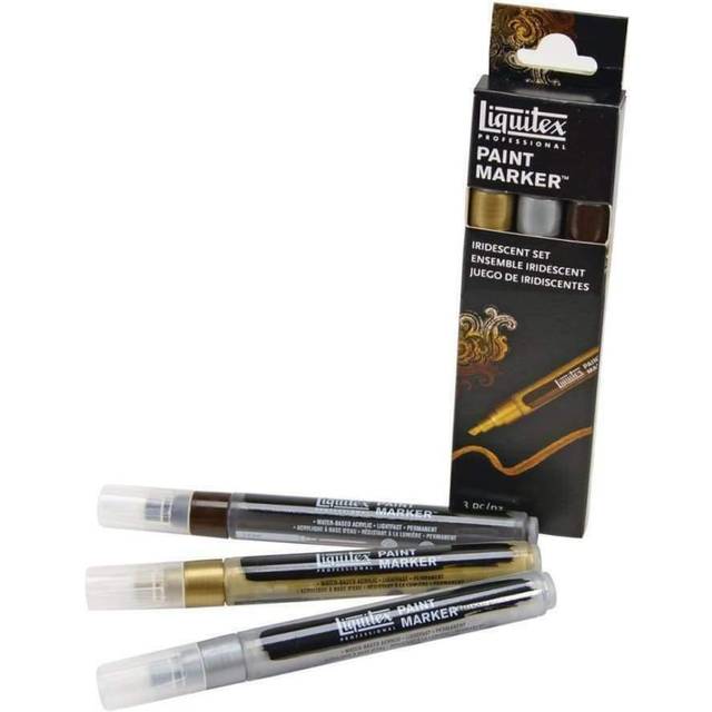 Liquitex Professional Paint Marker Set  3 Piece  Iridescents