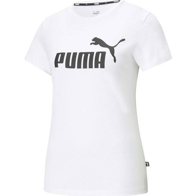 Puma Essentials Womens Logo T-Shirt Colour: White, Size: Extra Small