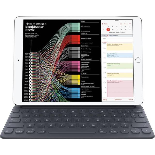Apple ipad smart keyboard 10.5 pro / air 3rd gen / ipad 7/8/9 uk layout