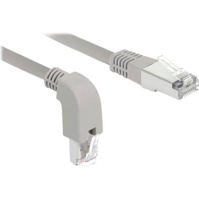 DeLock Angled RJ45-RJ45 SF/UTP Cat5e 0.5m