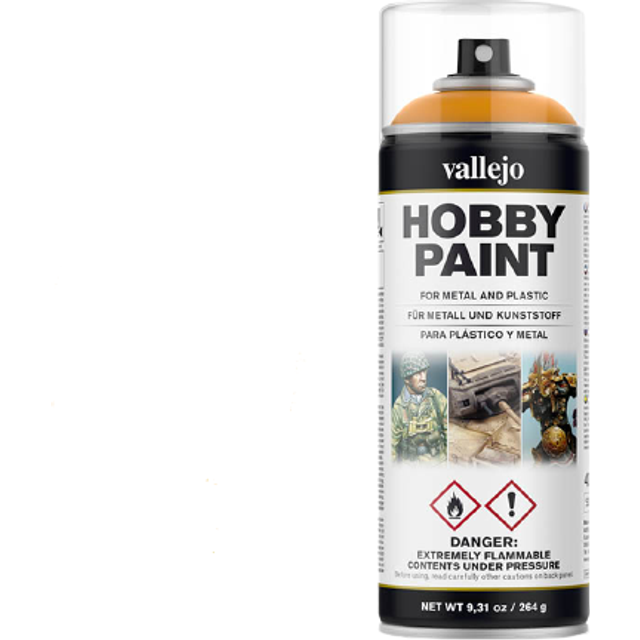 Vallejo - Hobby Paint Primer Sprays: Sun Yellow - 400ml
