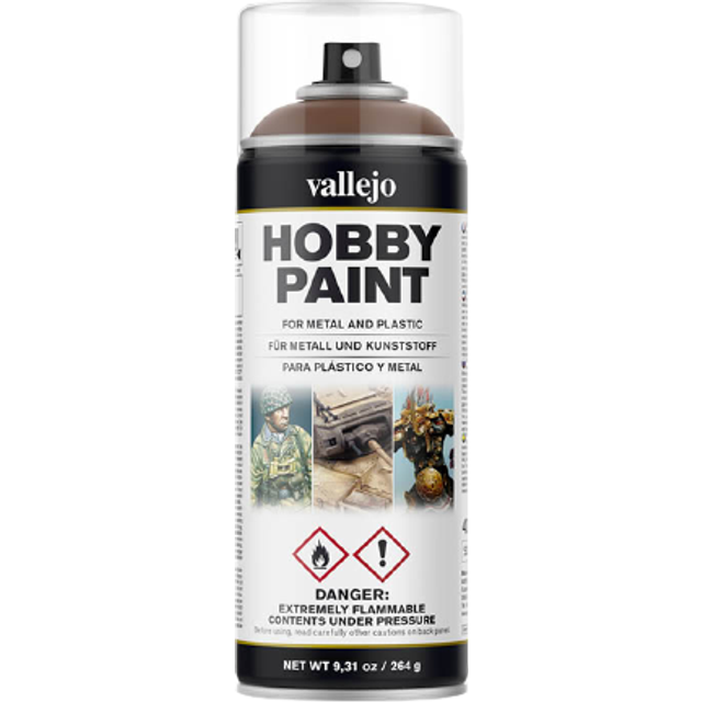 Vallejo - Hobby Paint Primer Sprays: Beasty Brown - 400ml
