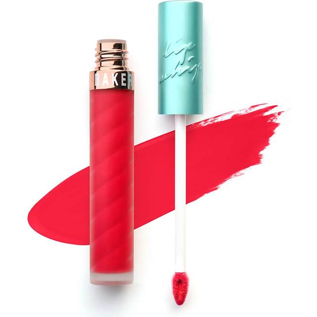 Beauty Bakerie Lip Whip Liquid Lipstick for Women, Waterproof Lip Gloss, Tint, Stain Long Lasting Hydrating Moisturizer, Matte or Metallic, 3.5mL, Mon