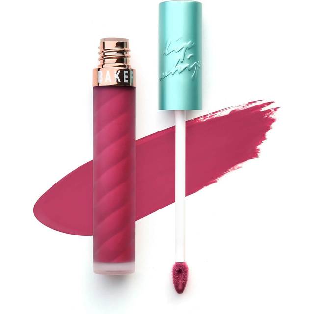 Beauty Bakerie Lip Whip Liquid Lipstick for Women  Waterproof Lip Gloss  Tint  Stain Long Lasting Hydrating Moisturizer  Matte or Metallic  3.5mL  San