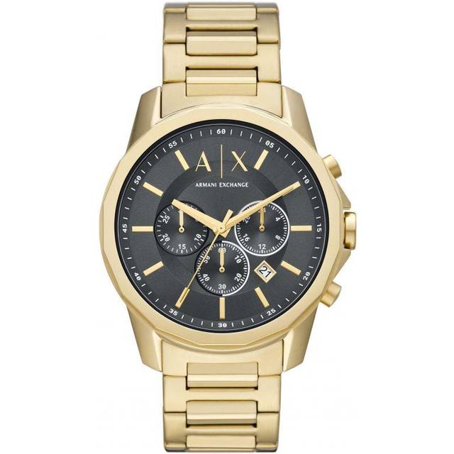Armani Exchange Men’s Gold-Tone Bracelet Watch