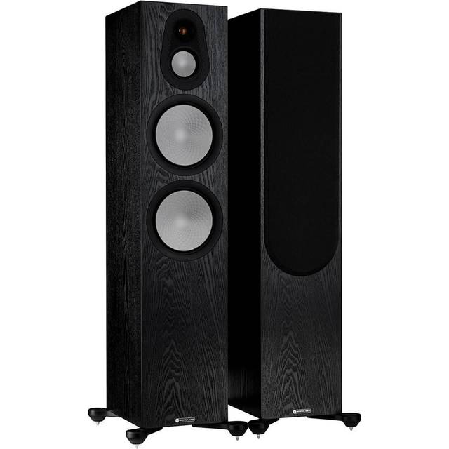 Monitor Audio Silver 500 7G svart ek (paket med 2) - Golvhögtalare
