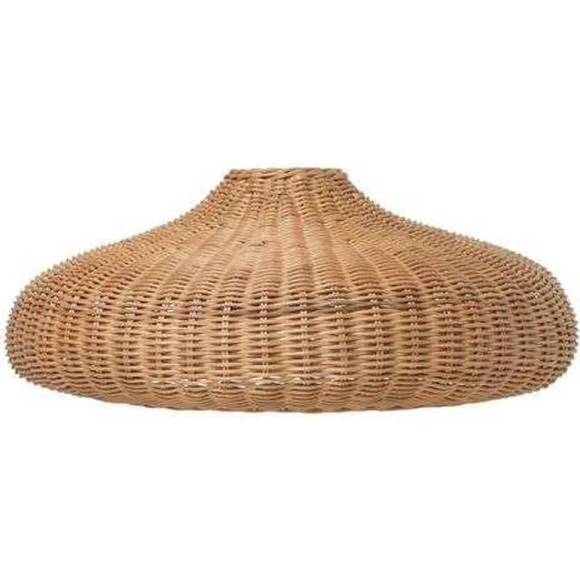 Ferm Living - Braided Lampshade - Lampskärm - Disc - Natural - Ø49,5 x H20 cm