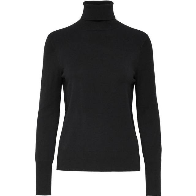 Women's turtleneck sweater Only Venice life - Noir