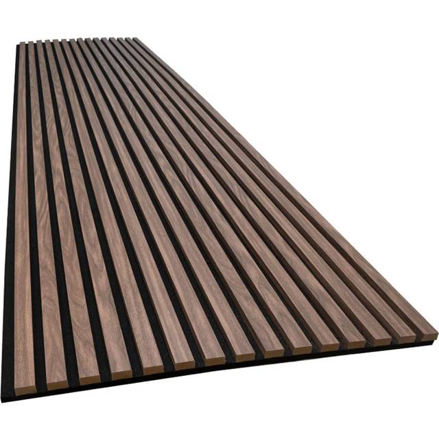 FibroTech UNIKA 25 akustikpanel, 600 x 2440 mm, walnut