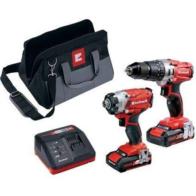 Einhell Pxc 18V Cordless Combi Drill & Impact Driver Twin Pack 2 X 2.0Ah | Euro Car Parts