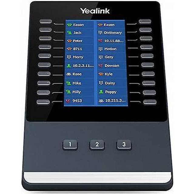 Yealink EXP43 IP add-on module Black, Grey 23 buttons