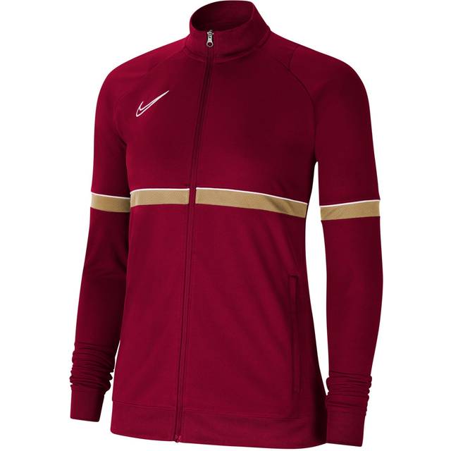 Nike Women's Academy 21 Track Jacket damjacka Team röd/vit/jersey guld/vit XS