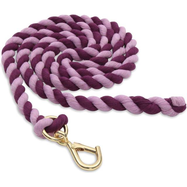 Shires Two Tone Walsall Clip Lead Rope - Navy/Fuchsia