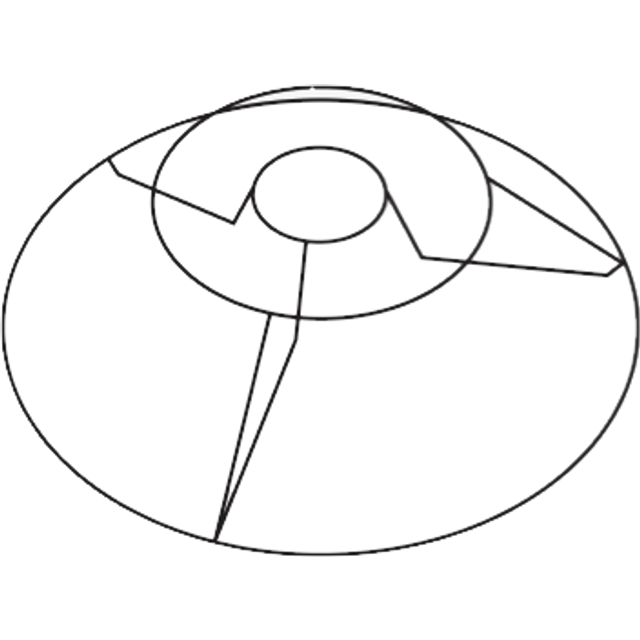 Le Klint Stativ 403 Ø: 18 cm - Hvid (Kun i butik)