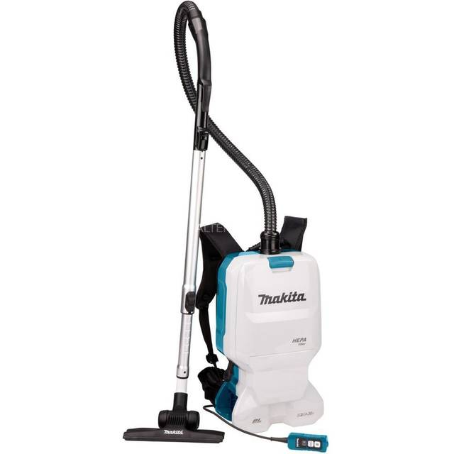 Makita DVC660Z Ryggsäck Dammsugare 36 V, Blå, Svart, Silver