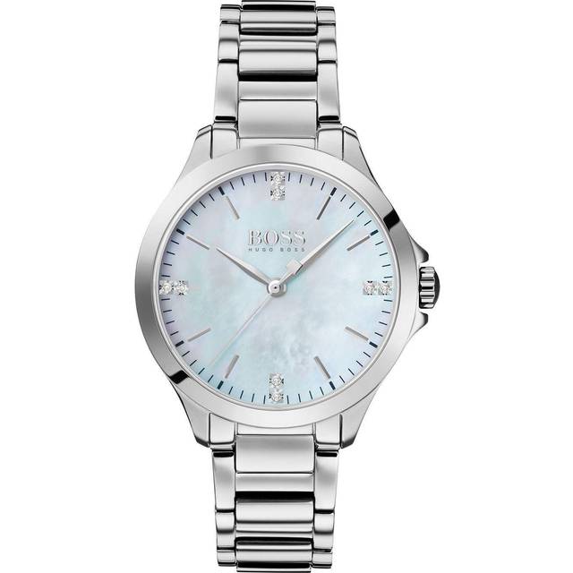 Hugo Boss Watch Diamonds For Her - White