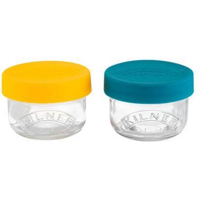 Kilner Set Of 2 Snack And Store Pots 125ml