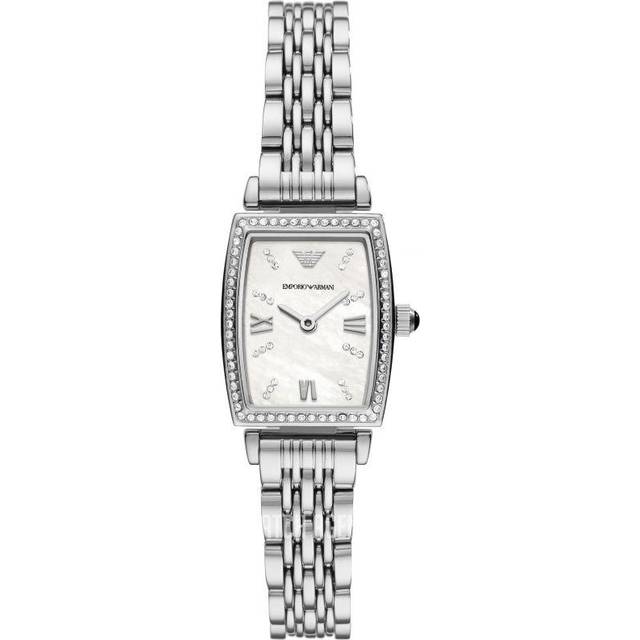 Emporio Armani Watch Gianni T-Bar Ladies - White