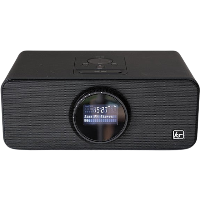 Kitsound Boom Dab/fm/bluetooth Radio Speaker Dual Alarm Usb Charging Aux Mains