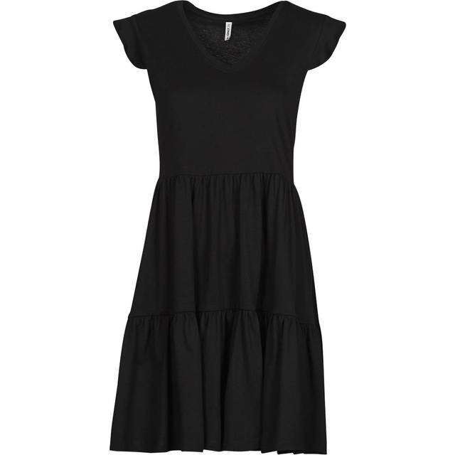 Women's dress Only May life cap frill - Noir